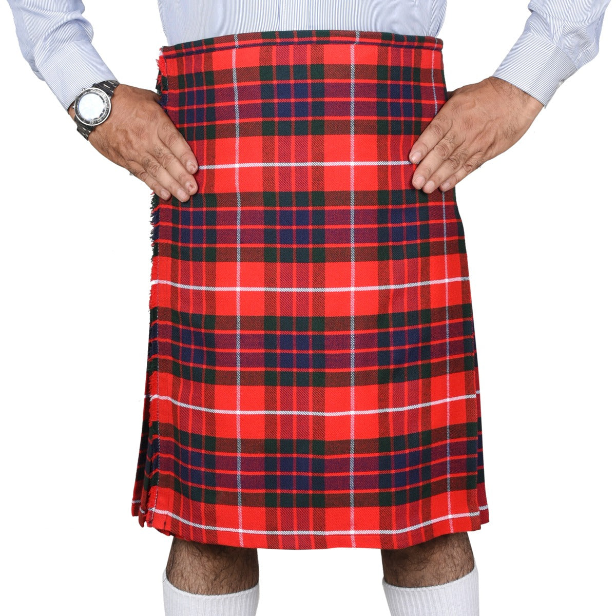 Fraser Red Modern Tartan Kilt