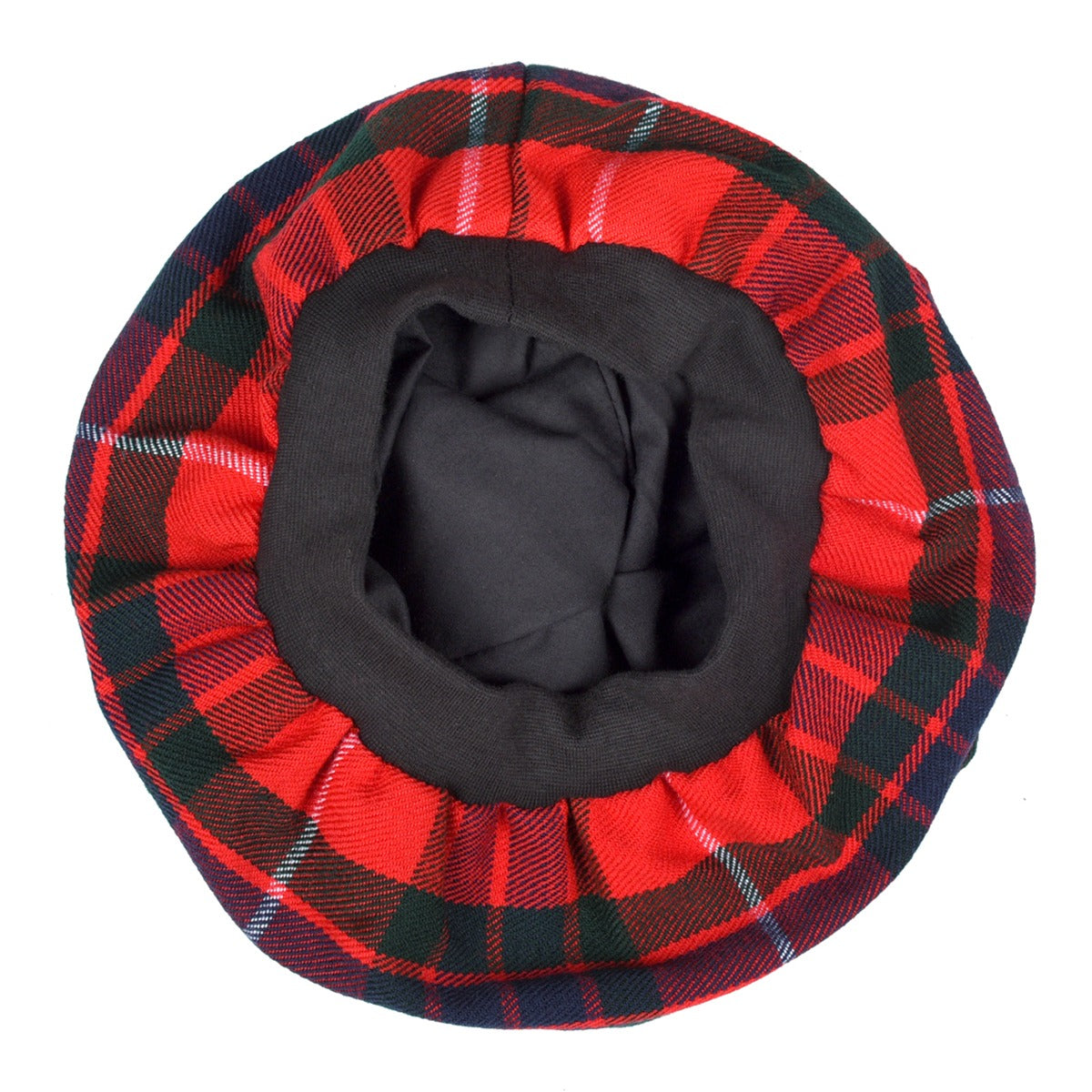 Fraser Red Modern Tartan Tammy Hat Back