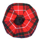 Fraser Red Modern Tartan Tammy Hat Front