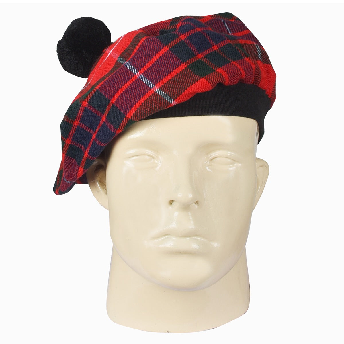 Fraser Red Modern Tartan Tammy Hat Front