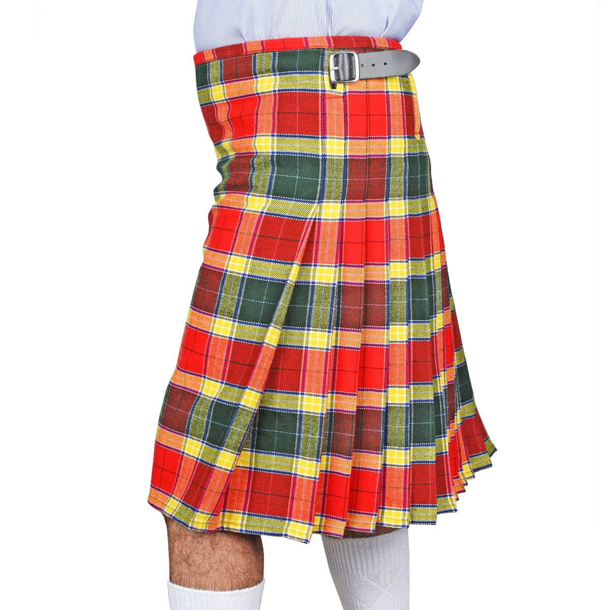 Gibbs Gibson Modern Tartan Kilt Left Side
