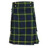 Gordon Tartan Utility Kilt - Classic Style with Modern Utility