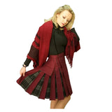 Grey Watch and Burgundy Hybrid Kilt