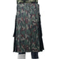 Green Camo Detachable Pocket Kilt