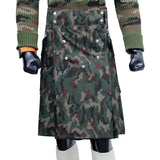 Green Camo Detachable Pocket Kilt