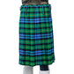 Green Clan Tartan Kilt Back