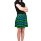 Green Clan Tartan Skirt Right