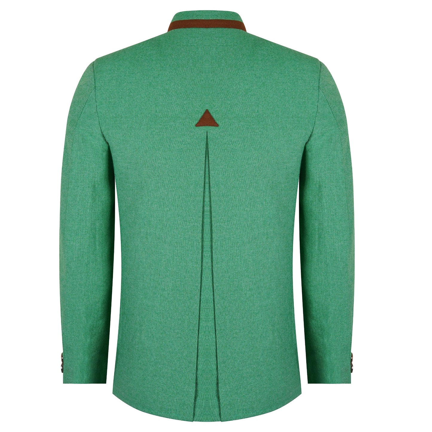 Green Tweed Germen Bavarian Trachten Jacket Back