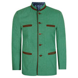 Green Tweed Germen Bavarian Trachten Jacket Front