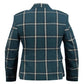 Green Tweed Wool Argyle Jacket with Vest Back
