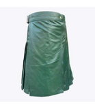 Green Leather Kilt