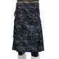 Grey Camouflage Utility Kilt Front