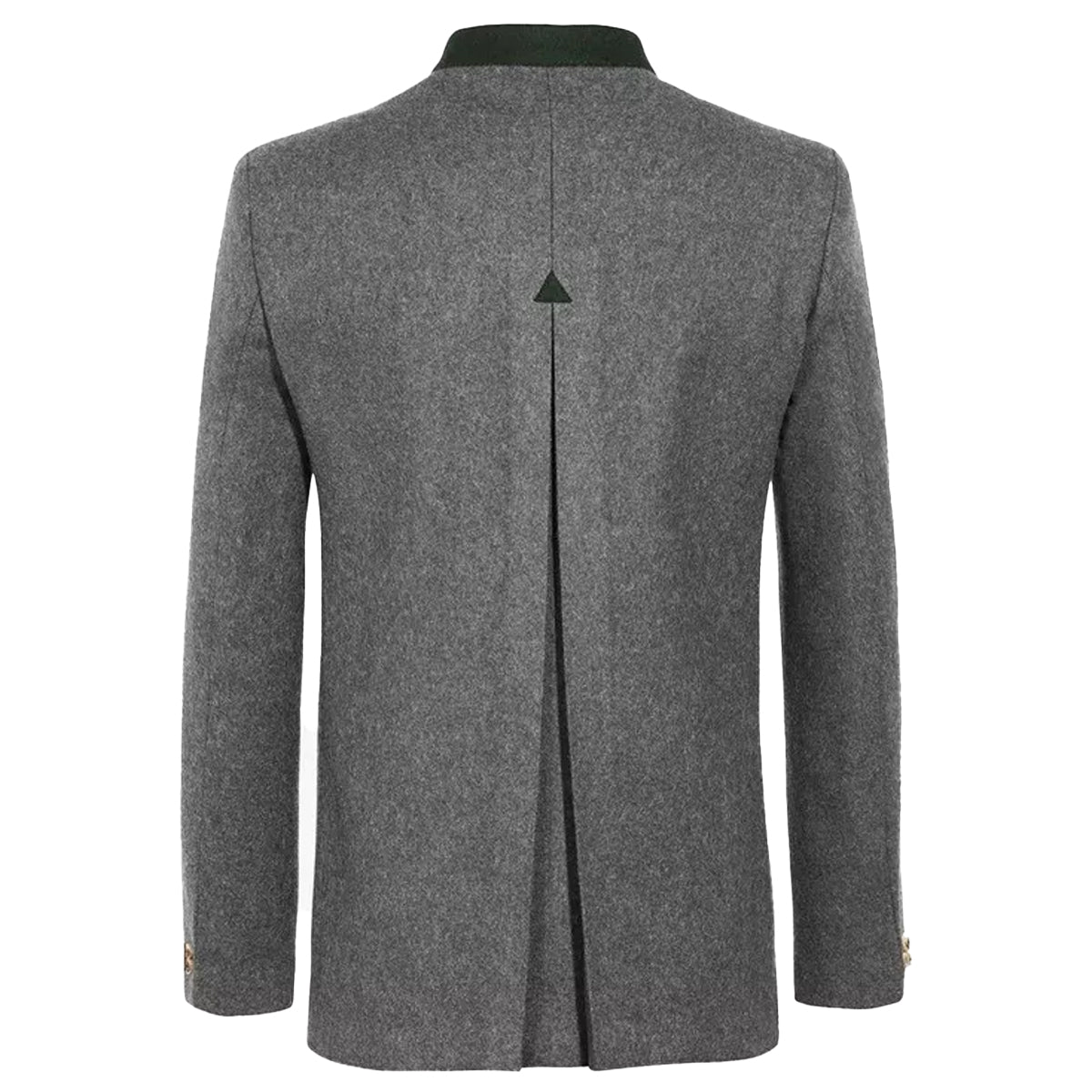 Grey German Bavarian Tyrol Loden Trachten Jacket
Back 