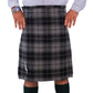Grey Highlander Tartan Kilt Main