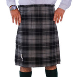Grey Highlander Tartan Kilt Main