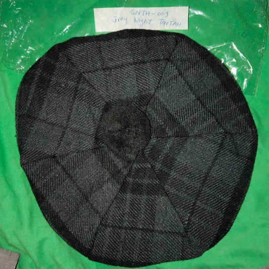 Grey Night Tartan Hat
