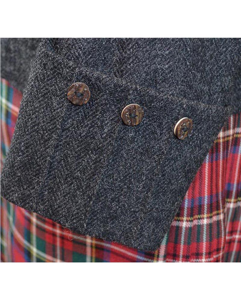 Grey Tweed Argyle Jacket