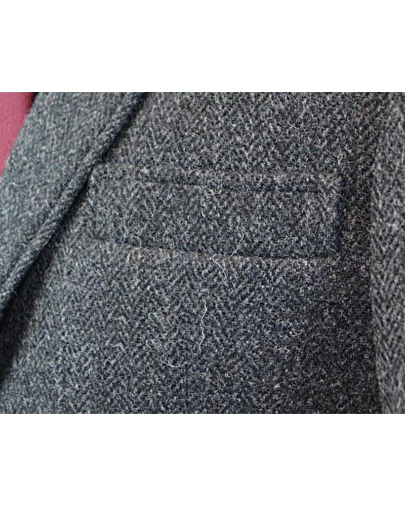 Grey Tweed Argyle Jacket