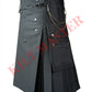 Grey Utility Kilt: A Stylish Choice for Contemporary Men