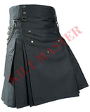 Grey Utility Kilt: A Stylish Choice for Contemporary Men
