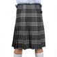 Grey Watch Tartan Kilt Back