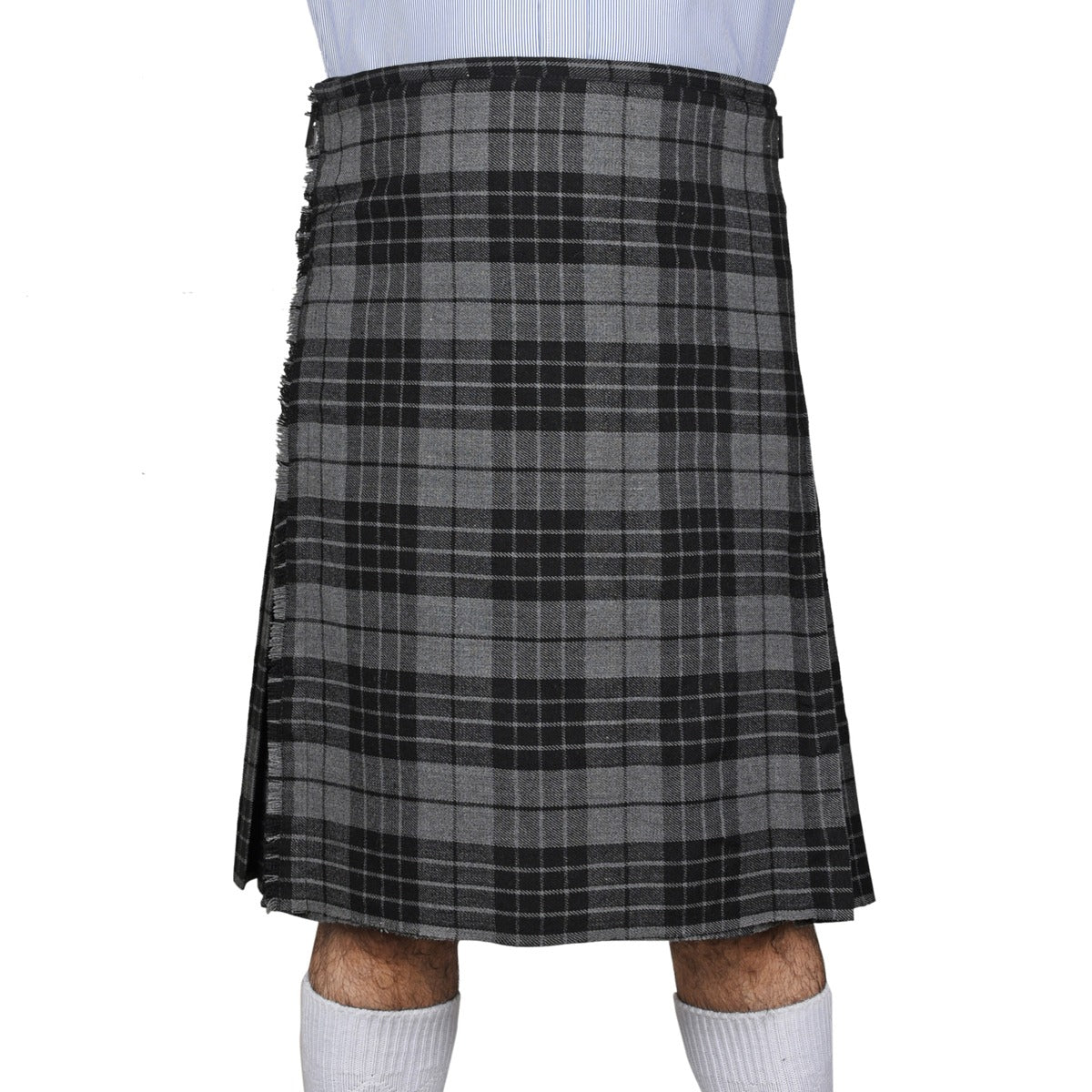Grey Watch Tartan Kilt Front