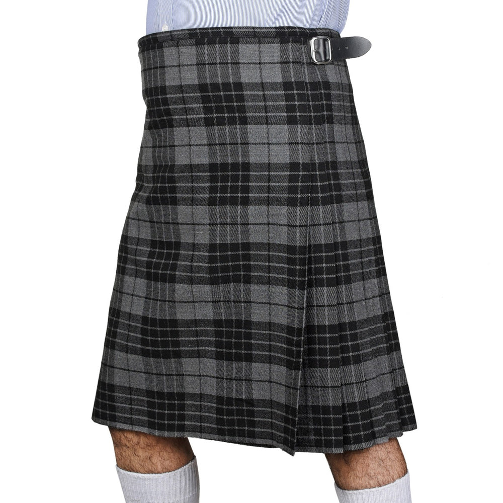 Grey Watch Tartan Kilt Left