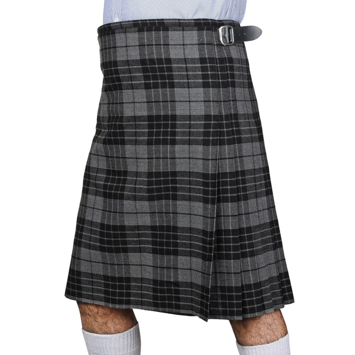 Grey Watch Tartan Kilt Left