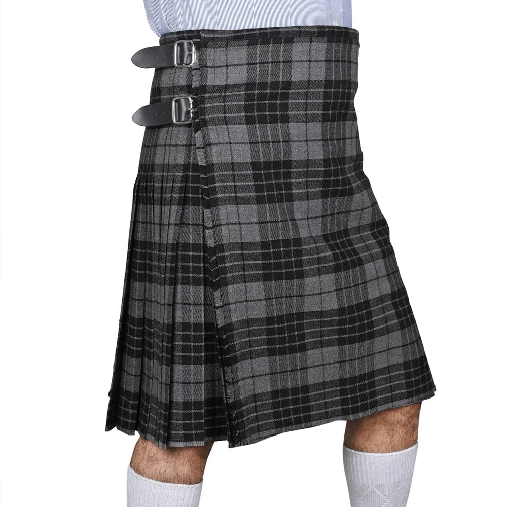 Grey Watch Tartan Kilt Right