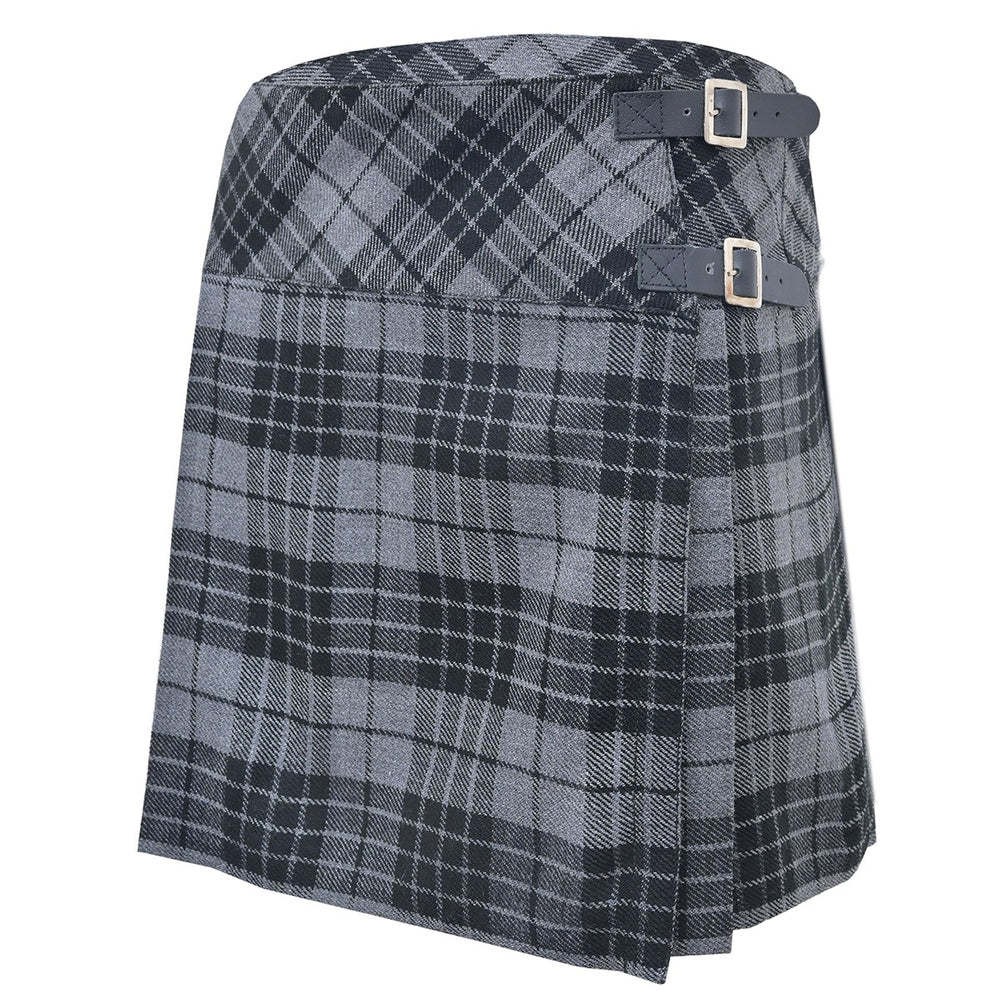 Grey Watch Tartan Skirt Front