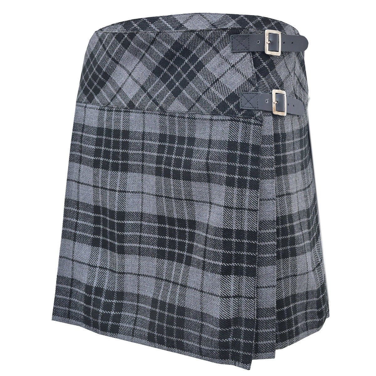 Grey Watch Tartan Skirt Front