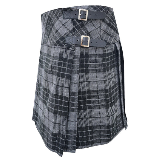 Grey Watch Tartan Skirt Left