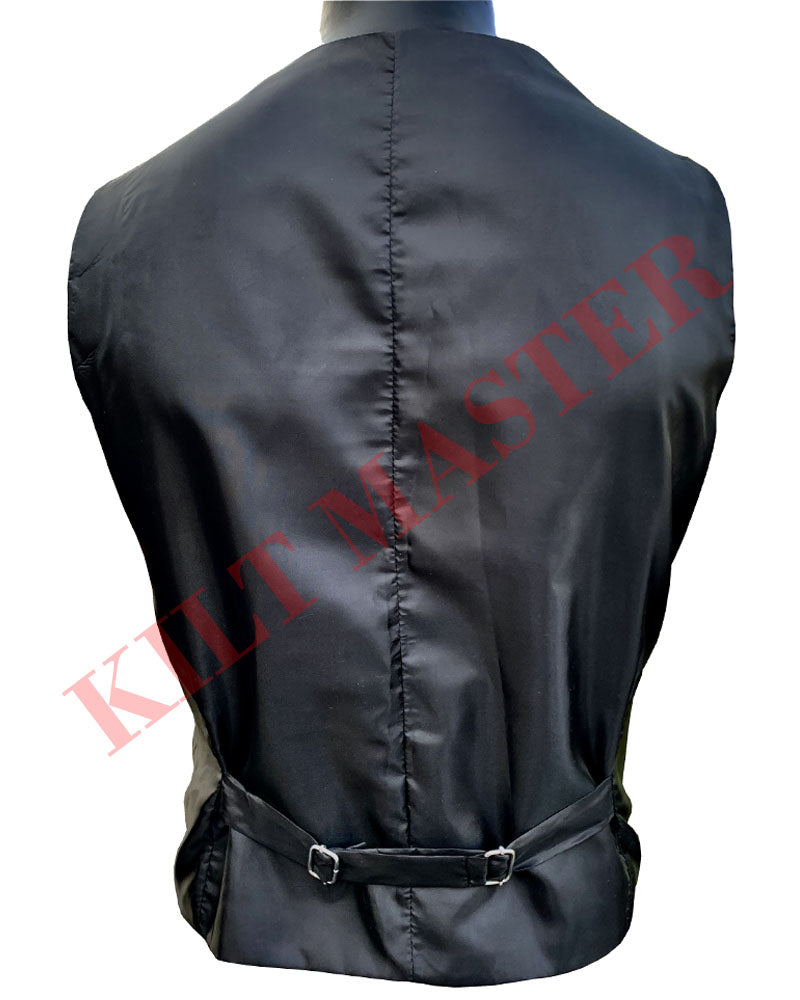Grey Watch Tartan Vest