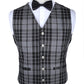 Grey Watch Tartan Vest Front