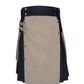 Grey And Khaki Modern Kilt