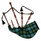 Gunn Ancient Tartan Natural Finish Scottish Bagpipe