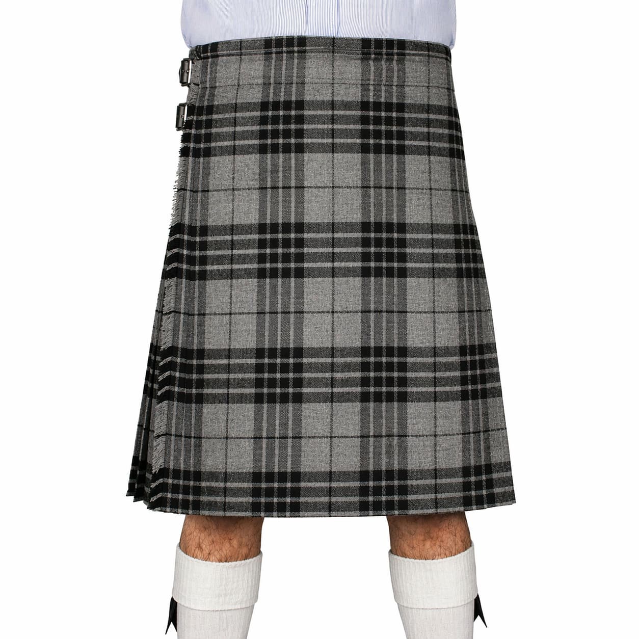 Hamilton Grey Tartan Kilt