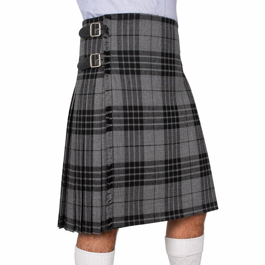 Hamilton Grey Tartan Kilt