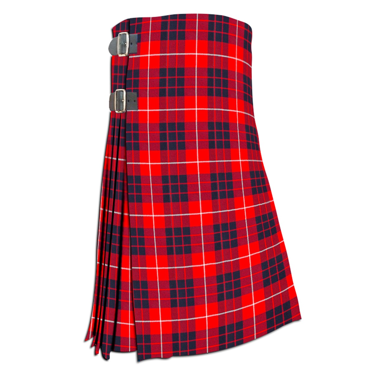 Hamilton Red Modern Tartan Kilt