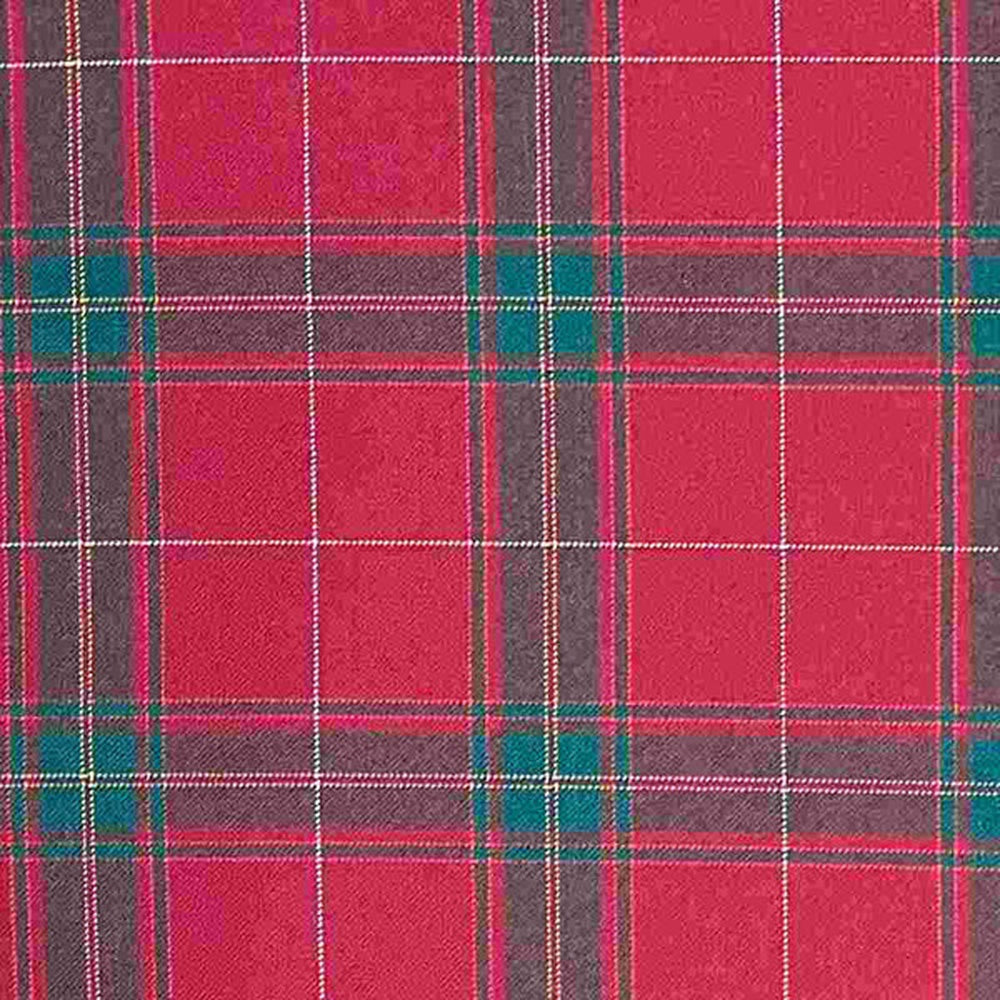 Hebridean Carruthers Red Tartan Swatch