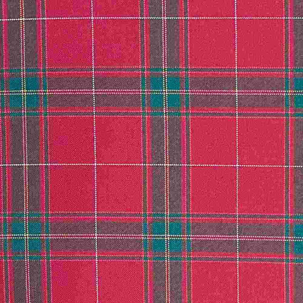 Hebridean Carruthers Red Tartan Swatch