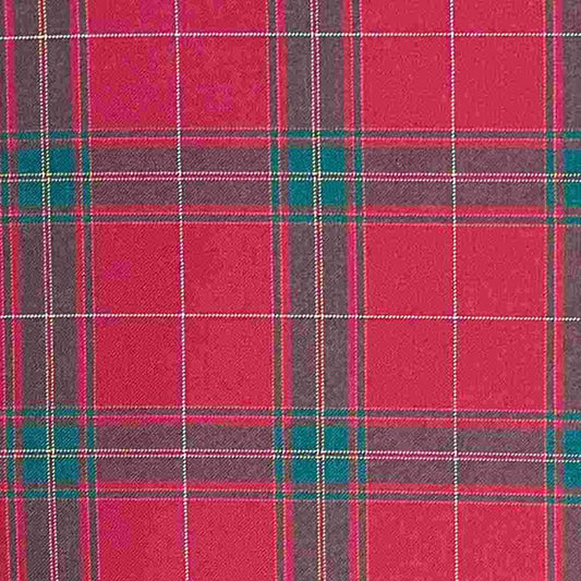 Hebridean Carruthers Red Tartan Swatch