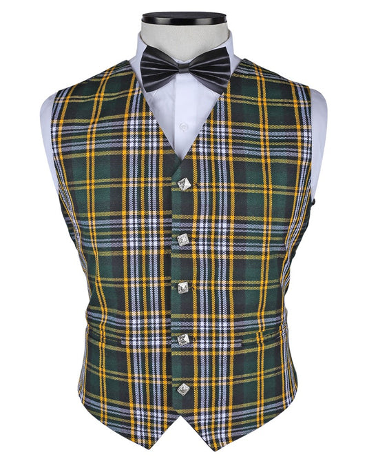 Heritage of Ireland Tartan Vest Front
