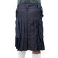 Highland Black Utility Kilt with Fabric Straps
