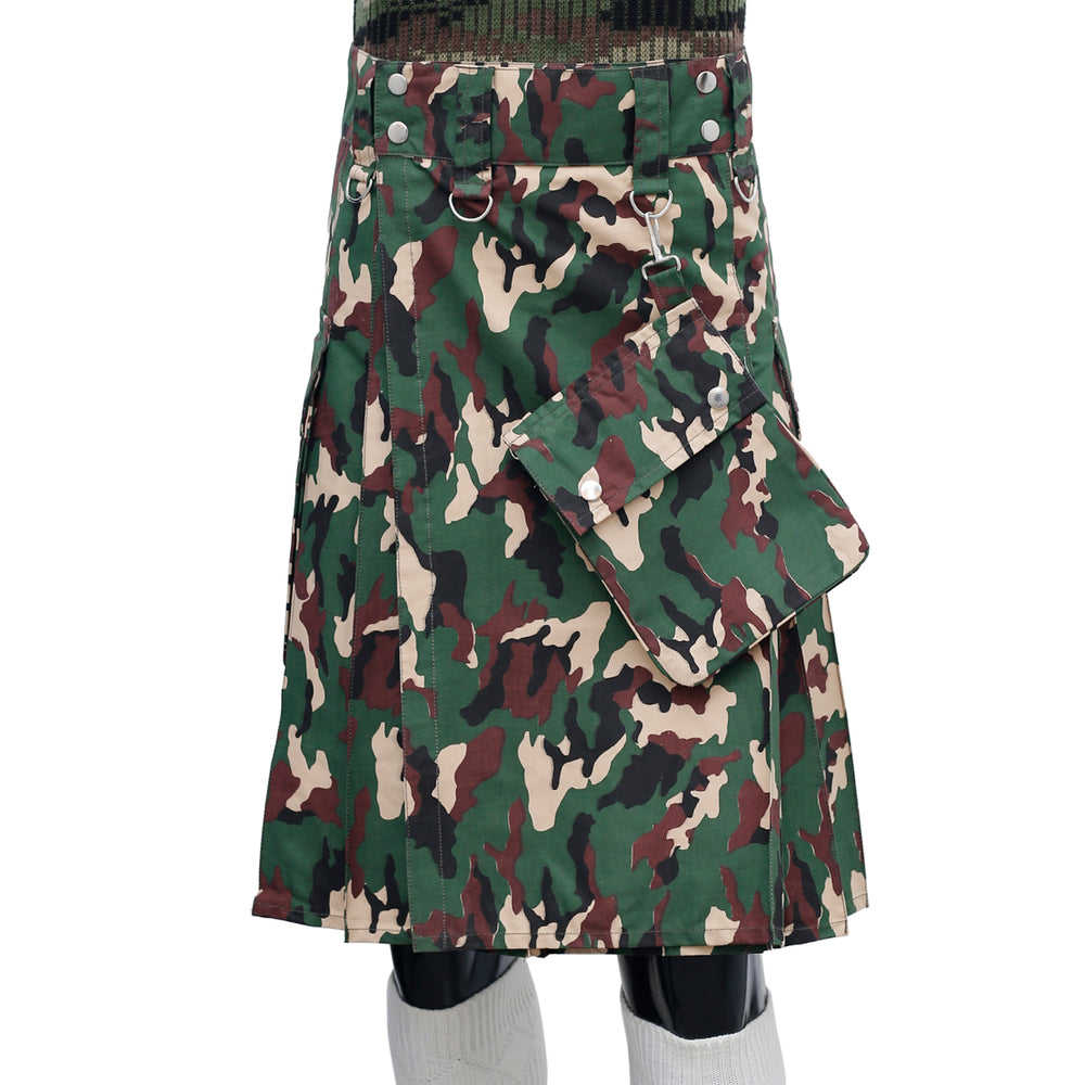 Highland Camo Kilt Front