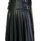 Fire Flame Leather Kilt
