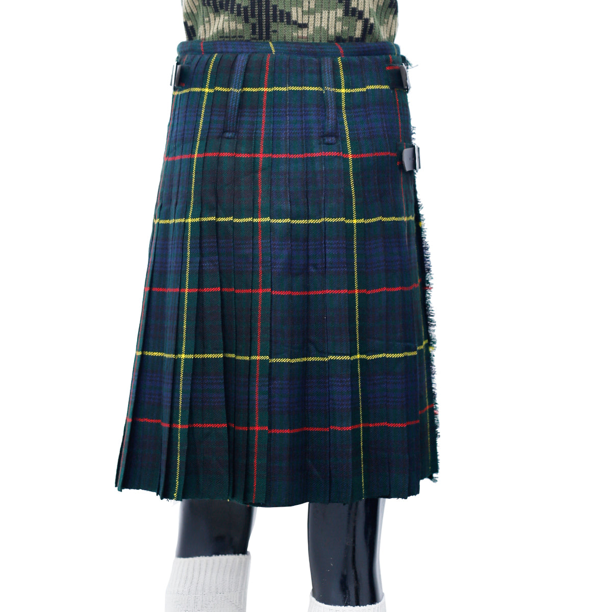 Hunting Stewart Tartan Kilt Back Pose