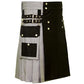Hybrid Kilt Black and Grey
