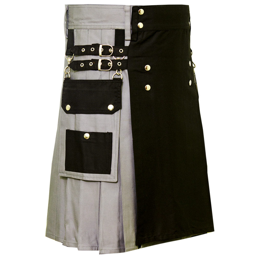 Hybrid Kilt Black and Grey