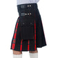Hybrid Kilt Black and Royal Stewart Left